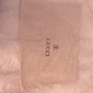 Authentic Gucci large dust bag